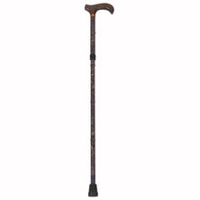 Load image into Gallery viewer, Folding Adjustable Derby Handle Cane