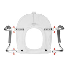 Load image into Gallery viewer, 7021 / Detachable Arms for Molded Raised Toilet Seat
