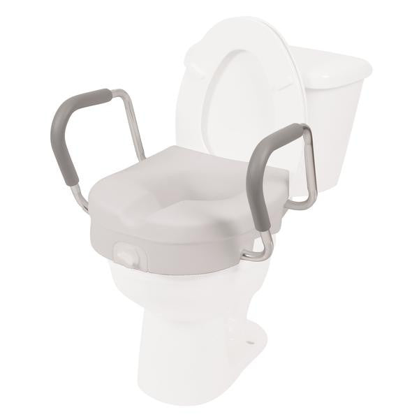 7016 / Molded Raised Toilet Seat with Removable Arms