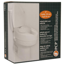 Load image into Gallery viewer, 7024 / 4&quot; Molded Raised Toilet Seat with Lid
