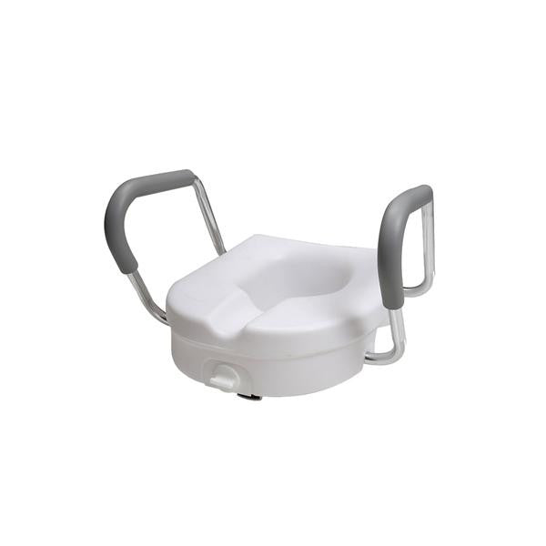 7017 / Molded Toilet Seat Riser with Arm Rests